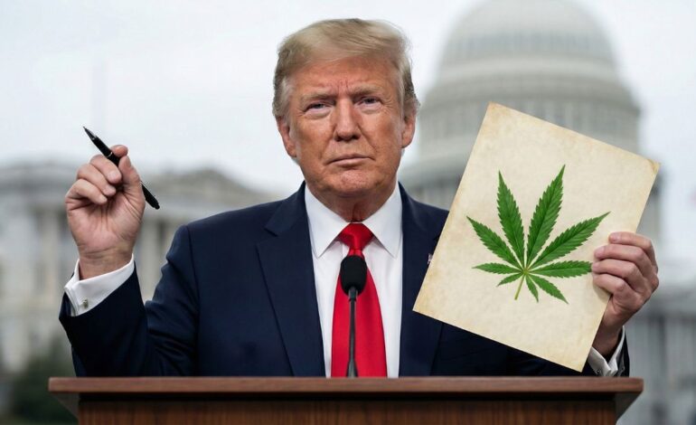 Trump Expected to Speak on Possible Easing of Marijuana Rules This Thursday