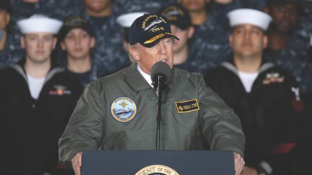 Trump Reveals Proposal for Building a New US Navy Battleship
