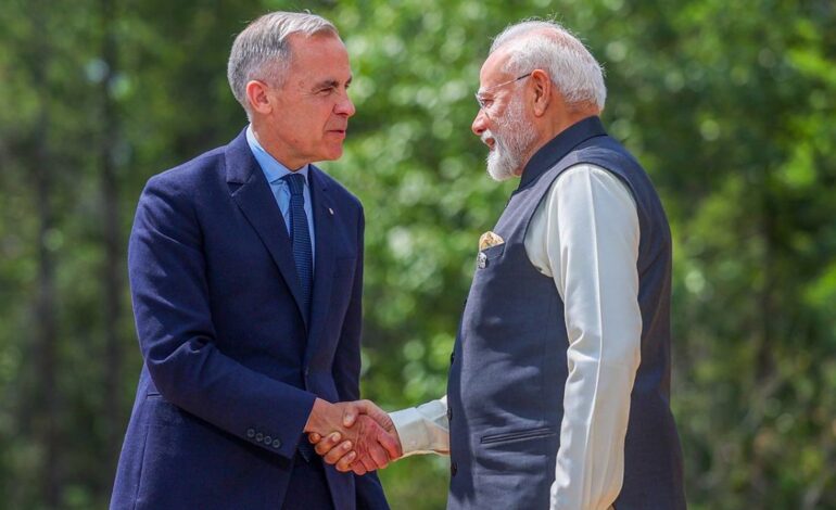 Canadian PM Visits India to Strengthen Bilateral Relations and Trade Cooperation