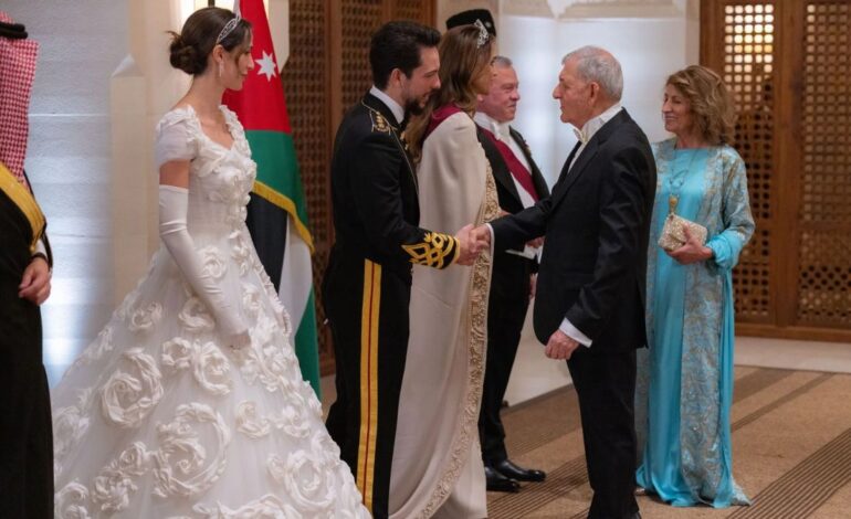 Princess Rajwa of Jordan Stuns in Elegant Embroidered Abaya Look