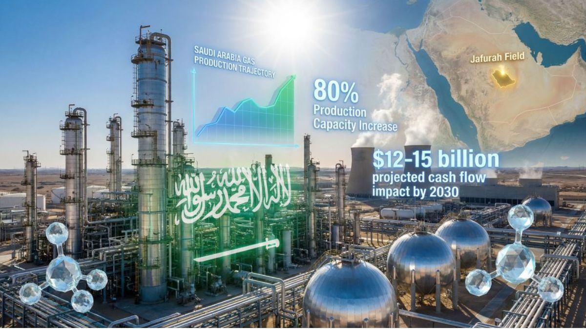 Saudi Aramco Achieves Major Milestone in Gas Production Expansion Plan