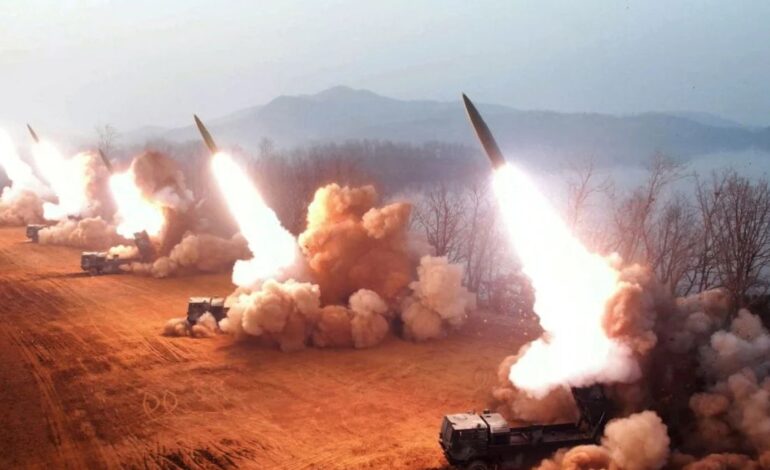 Tensions Rise After South Korea Says North Fires Around 10 Ballistic Missiles