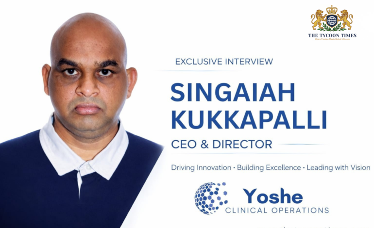 Redefining Clinical Research Infrastructure: Singaiah Kukkapalli on Building a Smarter, Faster, and More Compliant Global Trial Ecosystem