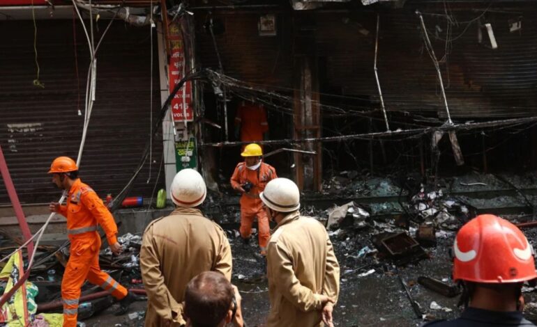 Tragic Building Fire in New Delhi Kills 21, Sparks Safety Concerns