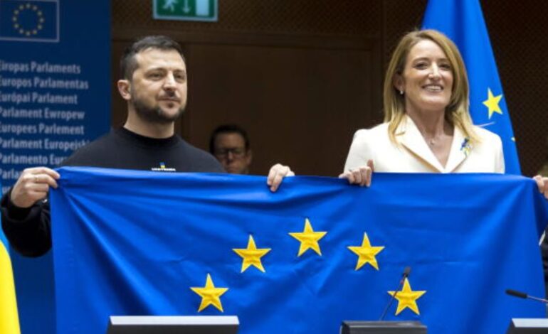 Zelensky Says Fast-Track EU Membership for Ukraine Is Key to Europe’s Future
