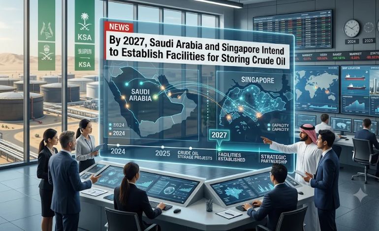 By 2027, Saudi Arabia and Singapore Intend to Establish Facilities for Storing Crude Oil