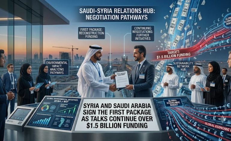 Syria and Saudi Arabia will sign the First Package as Talks Continue over $1.5 Billion Funding