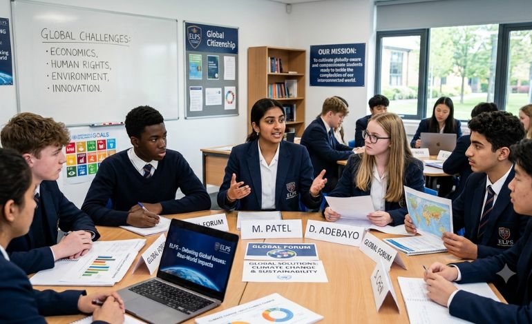 English Language Private School Prepares Students for Real-World Issues