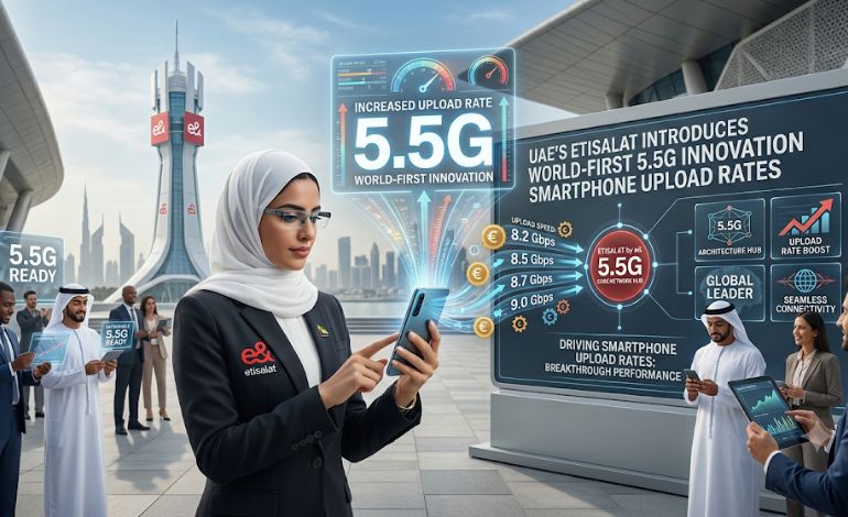 UAE’s Etisalat Introduces World-First 5.5G Innovation to Increase Smartphone Upload Rates