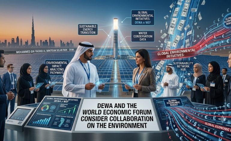 Dewa and the World Economic Forum consider Collaboration on the Environment