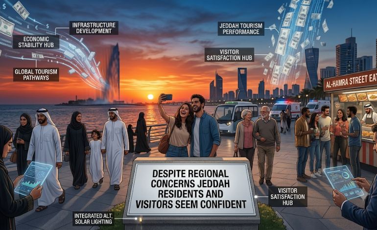 Despite Regional Concerns Jeddah Residents and Visitors Seem Confident