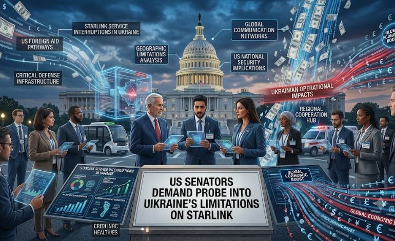 US Senators Demand Probe into Ukraine’s Limitations on Starlink