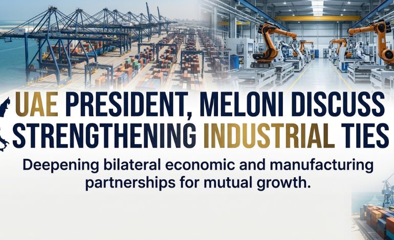 UAE President, Meloni Discuss Strengthening Industrial Ties