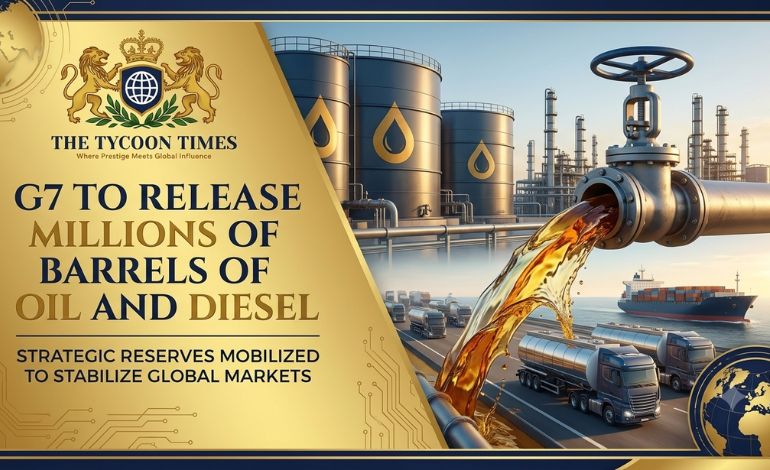 G7 to Release Millions of Barrels of Oil and Diesel